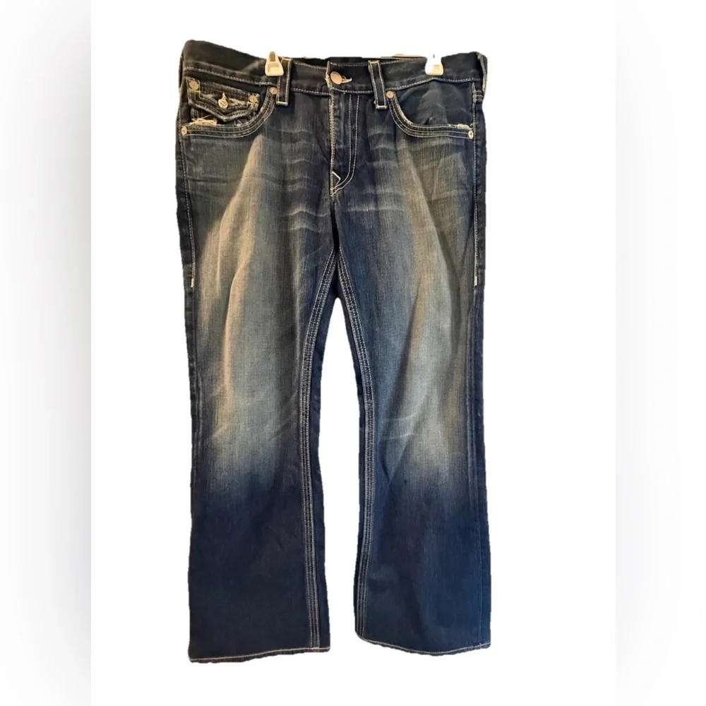 Men’s True Religion Jeans, Straight‎ Leg, Size 36 Made In USA
